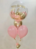 Personalised "Happy Birthday" Bubble Balloon Bouquet