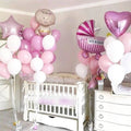 "It's a Girl" Cot Side Baby Foil & Latex Balloon Set