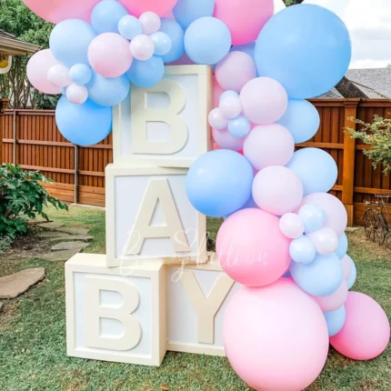 3 meter Baby Organic Balloon Garland in Dubai
