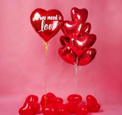 Marry Me! Bubble Balloon Bundle All We Need Is Love Heart Balloons Bougets