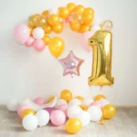 1 Year Old balloon bouquet photozone