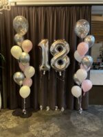 18th Birthday Balloon Setup
