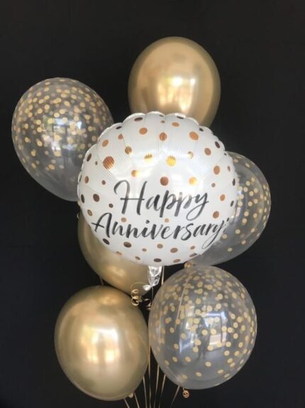 Happy Anniversary Bubble Balloons