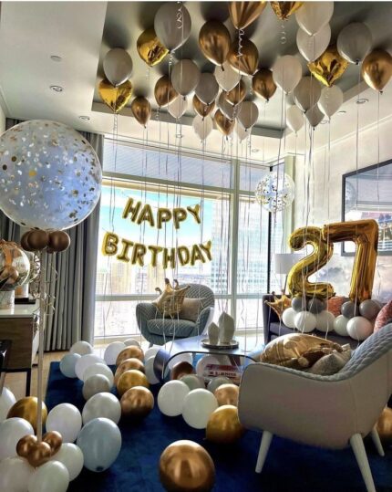 Happy Birthday Balloons Room Decor
